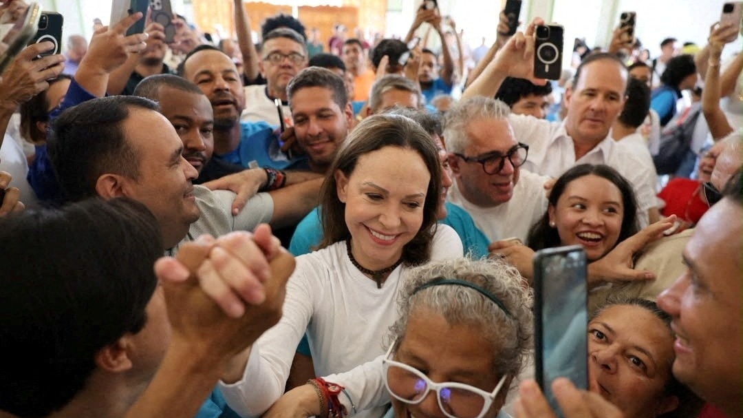 Nobel laureate Maria Corina Machado returns to Venezuela after nearly a year