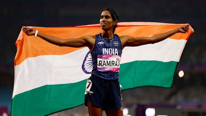 Asian Games: File photo of Vithya Ramraj. (Reuters Photo) Vithya Ramraj