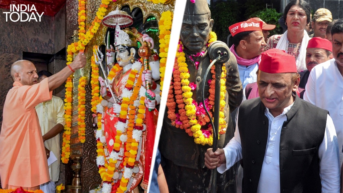 Ayodhya battle peaks: Yogi dares Akhilesh, SP chief says confirm your ticket first