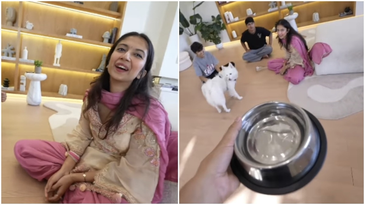 YouTuber Sourav Joshi dares wife to drink from pet dog's bowl, internet isn't amused