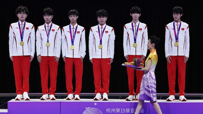 A first-ever gold medal in esports is won by China. A first-ever gold medal in esports is won by China.