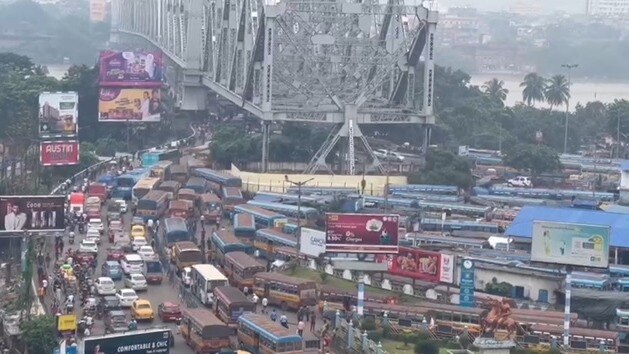 Traffic chaos in Kolkata, Howrah due to protest rally by ...
