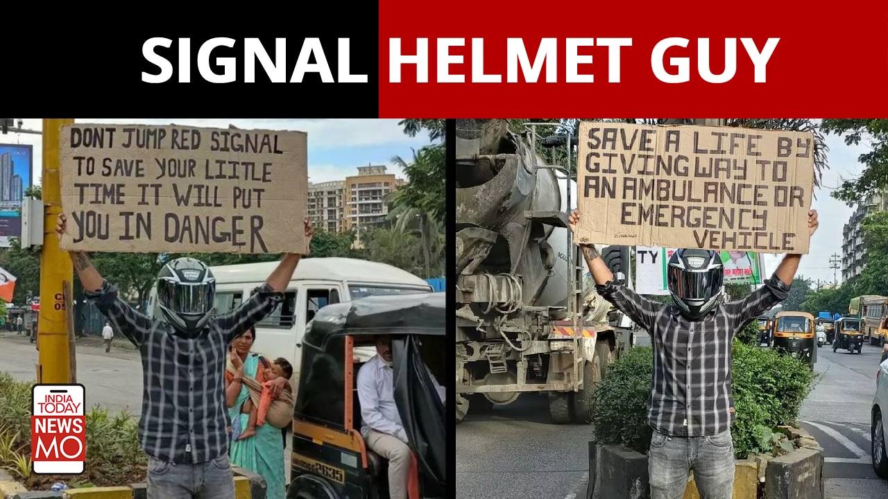 Subodh Londhe Aka ‘Signal Helmet Guy’ Dances At Traffic Signals To