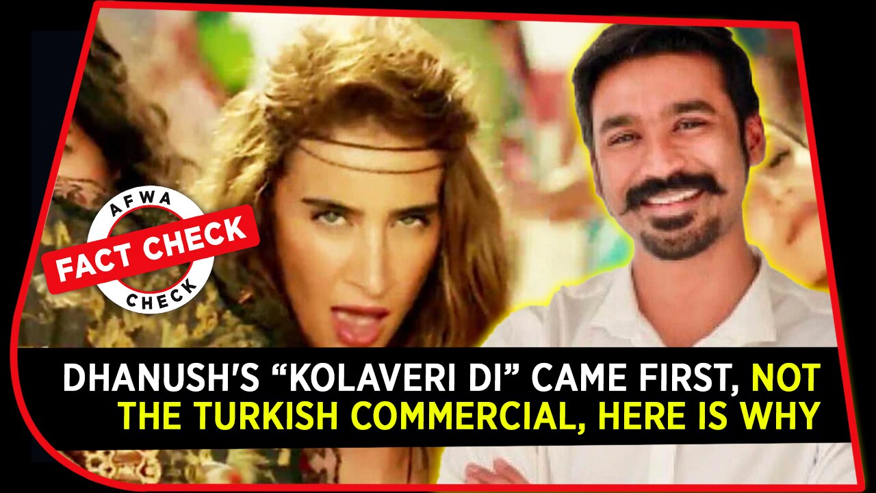 The Turkish commercial had come four years after the original 'Kolaveri Di' song was released in 2011.