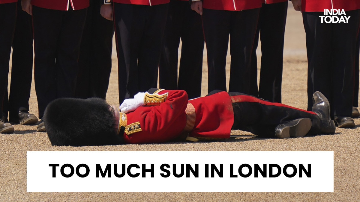 UK's Royal guards can't take London heat India Today