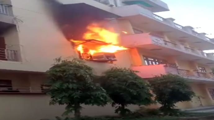 Video: AC blasts shake Ghaziabad, Noida amid blazing heatwave