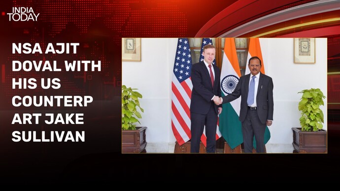 NSA Ajit Doval holds bilateral talks with his US counterpart Jake Sullivan NSA Doval with US NSA