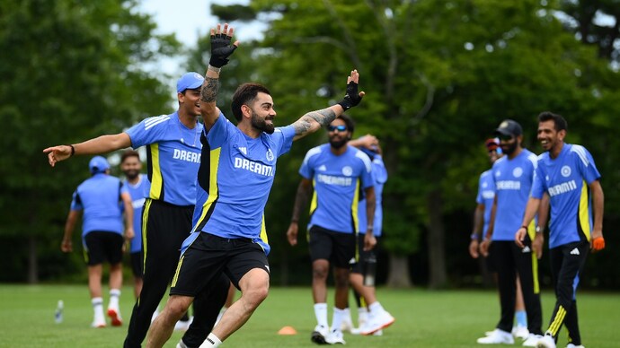 India vs Pakistan: Rohit Sharma's team sweating it out in New York ahead of the big clash Virat Kohli