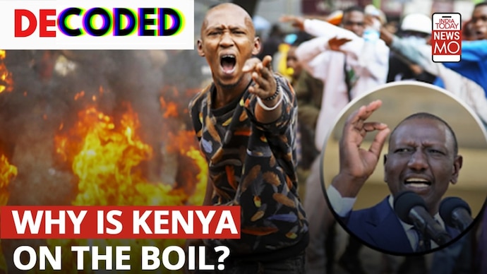 કેન્યા વિરોધ: નૈરોબીમાં સરકાર તરફી વિ સરકાર વિરોધી અથડામણ; પોલીસે ટીયર ગેસના સેલ છોડ્યા હતા. ડીકોડેડ ન્યુઝમો, કેન્યા