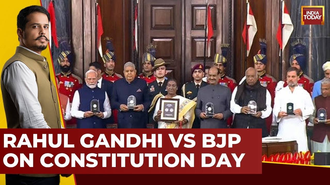 Samvidhan showdown escalates between Rahul Gandhi and BJP