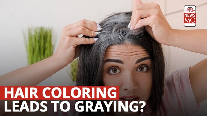Does colouring your hair lead to greying?