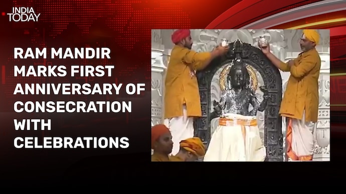 Video: Ram Mandir marks 1st anniversary of consecration with grand celebrations