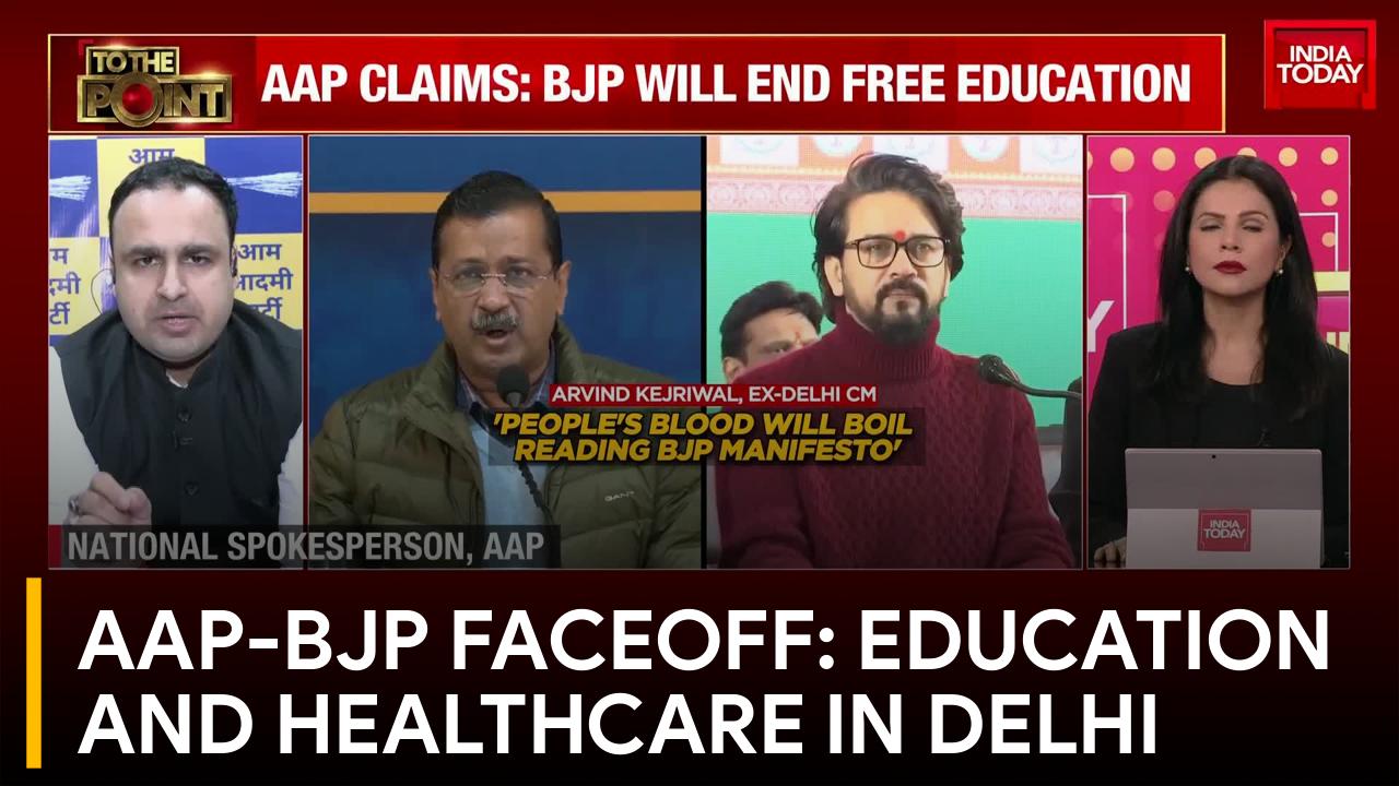 Delhi Elections: AAP and BJP Clash Over Education and Healthcare Promises