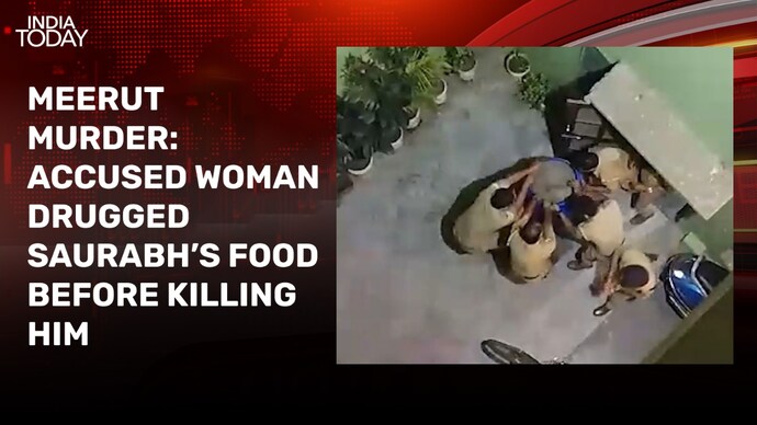 Meerut murder: Moment cops brought out cement-filled drum with victim's body