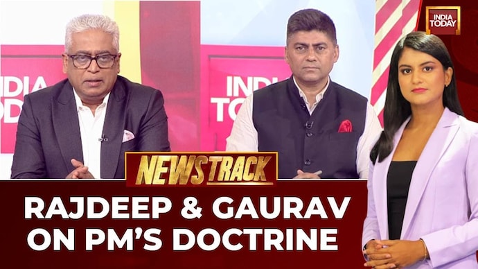 Rajdeep Sardasai, Gaurav Sawant decoded Modi theory Newstrack: Modis hard trend on Pakistan's terror