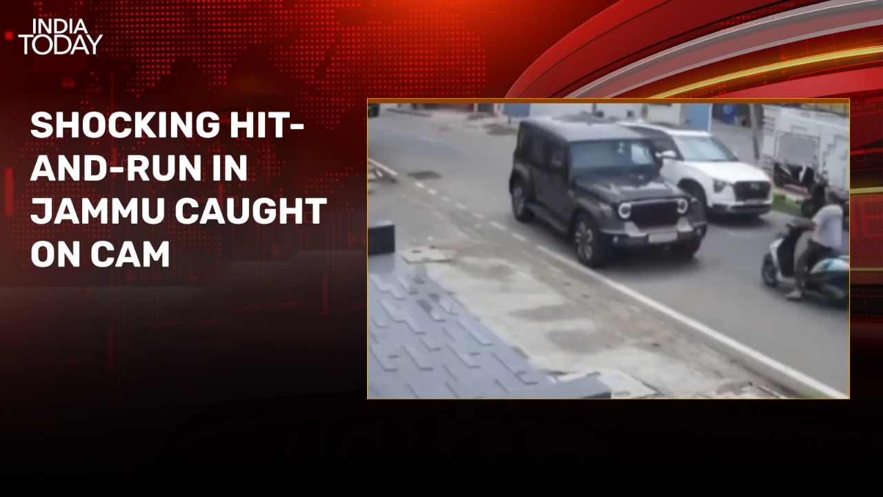 Video: Speeding SUV hits elderly man riding scooter, rams again while reversing