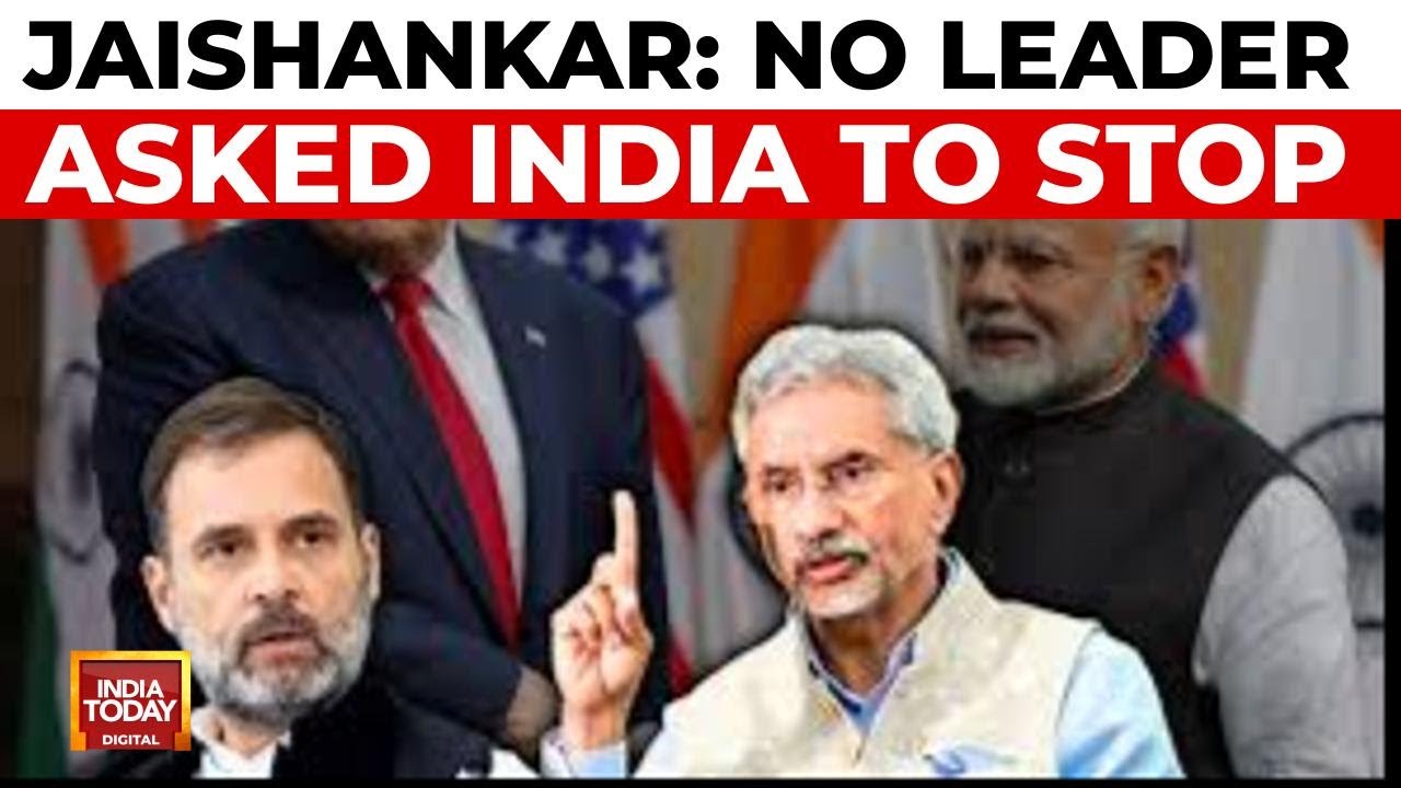 No leader asked India to stop Operation Sindoor: S Jaishankar in Rajya Sabha