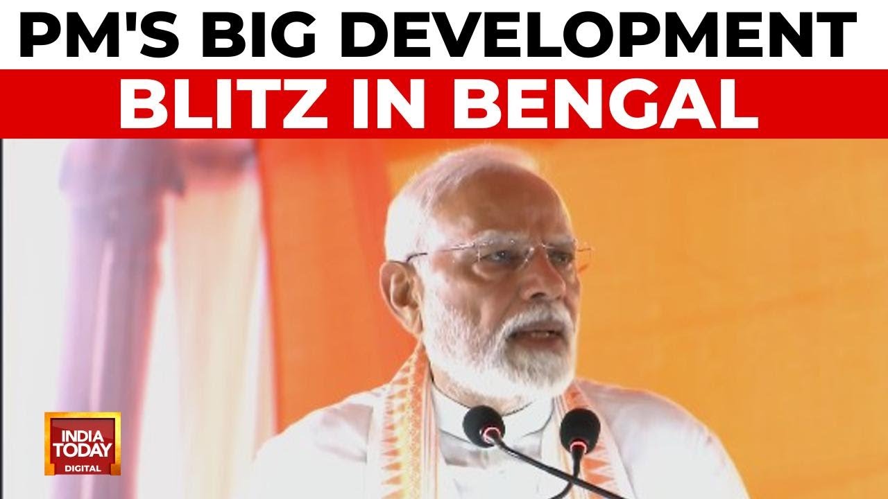 PM Modi inaugurates development projects worth Rs 5,400 crore in Durgapur