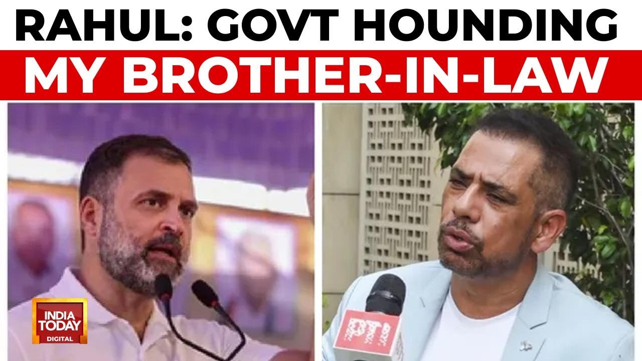 Rahul Gandhi slams Centre for ED's crackdown on Robert Vadra