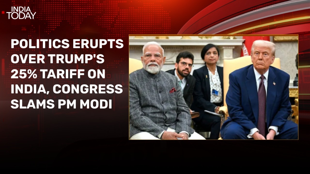 Jairam Ramesh hits out at PM Modi as Trump imposes 25% tariff on India
