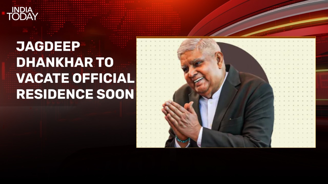 Jagdeep Dhankhar to vacate Vice President's residence soon: Sources