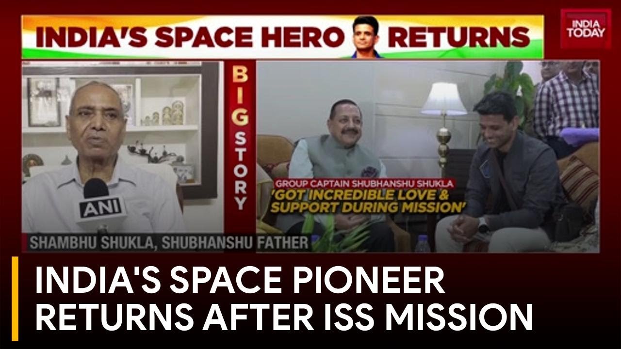 Group Captain Shubhanshu Shukla returns to India, eyes Gaganyaan Mission