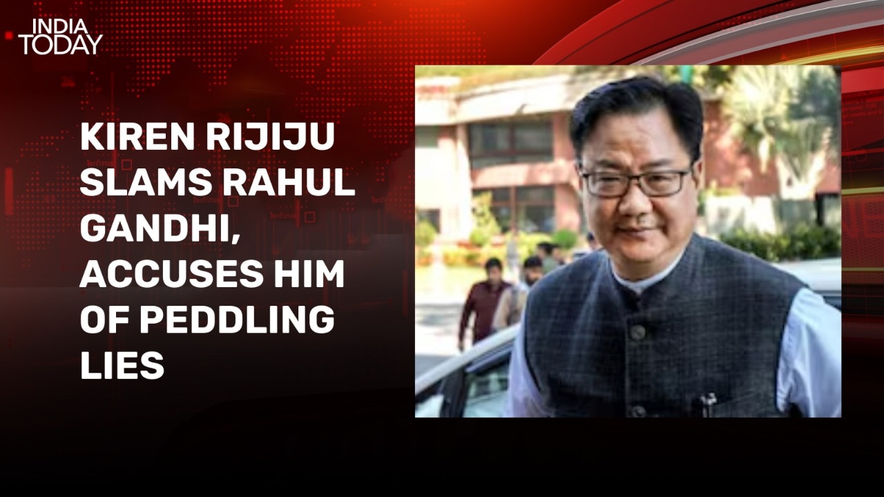 Rahul only peddling lies: Kiren Rijiju slams Congress leader's Arun Jaitley remark