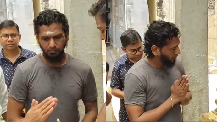 Coolie director Lokesh Kanagaraja takes a holy dip before releasing at Relightvaram Lokesh Kanagarj