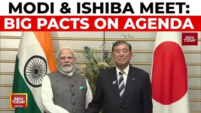 PM Modi in Japan: Investment of $ 68 billion, tech and defense pacts agenda Modi and Ishiba meet: Big Pacts on Agenda