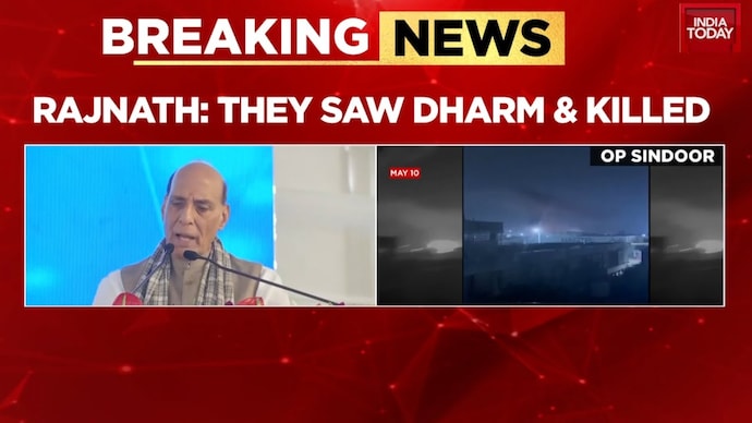 Rajnath Singh on OP Sindoor: He saw and killed religion, we saw and killed karma OP Sundur: War in Indian War in Karma vs. Dharma