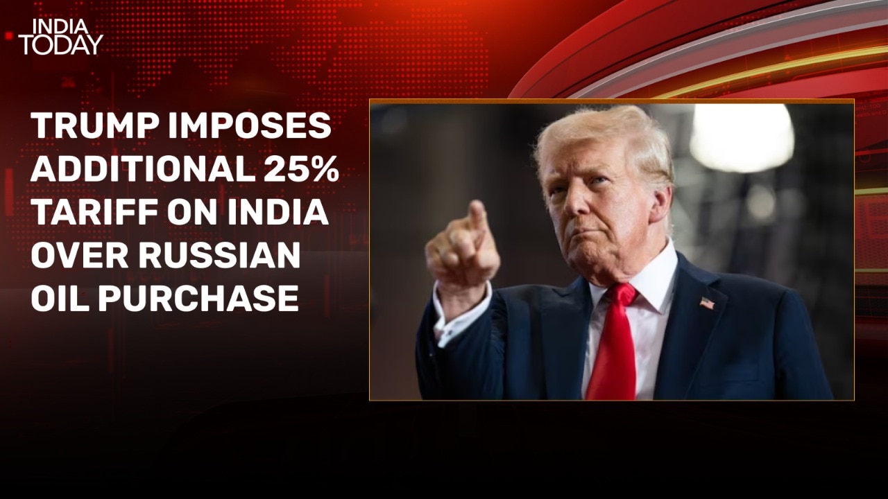 Trump imposes additional 25% tariff on India, total tariff now at 50%
