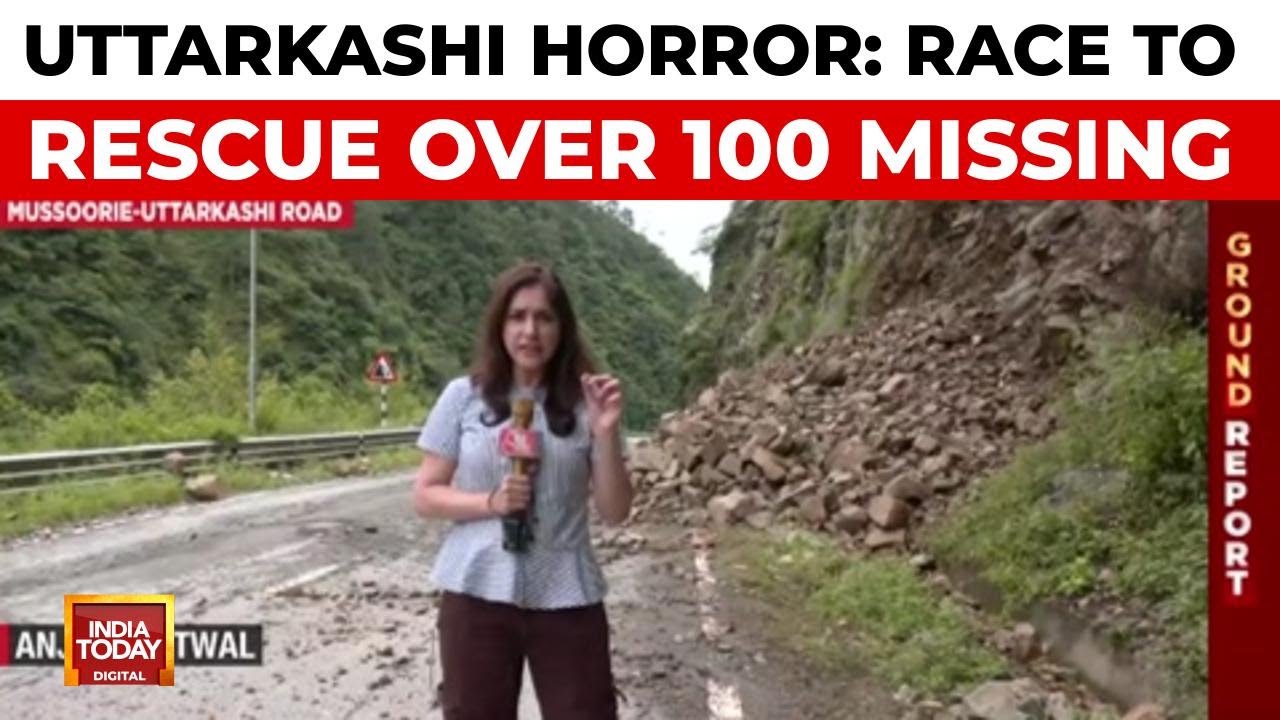 Uttarkashi flash flood: Over 100 missing, homes swept away, rescue operations on