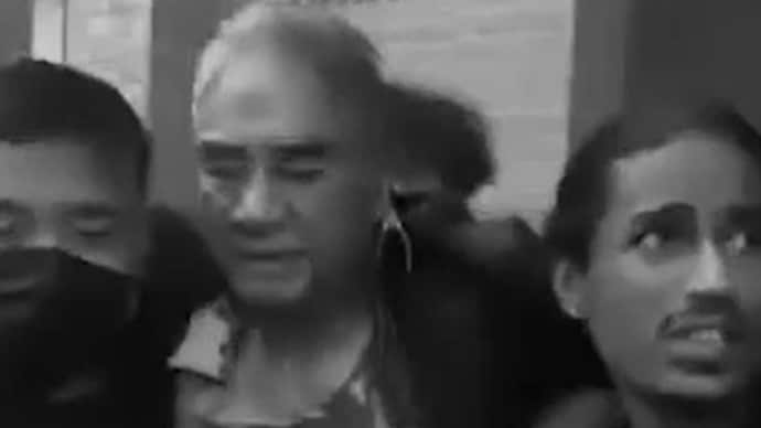 Former Naple PM and Foreign Minister wife attacked during protest, admitted to hospital Former Nepal PM attacked