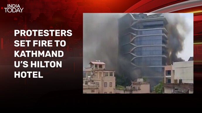 Nepal's Hilton hotel torched, flames rise as Gen Z protests intensify