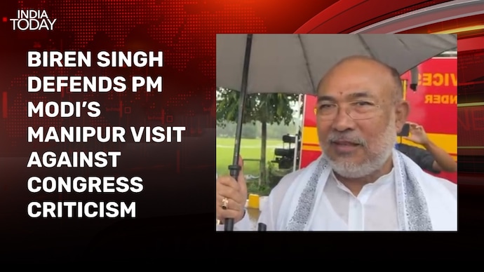 Exclusive: Biren Singh hits out at Congress over PM Modi's Manipur visit