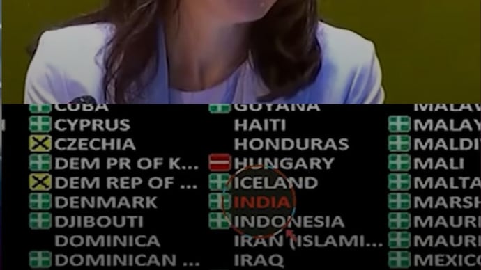 India votes in favour of two-state solution for Israel-Palestine conflict UN