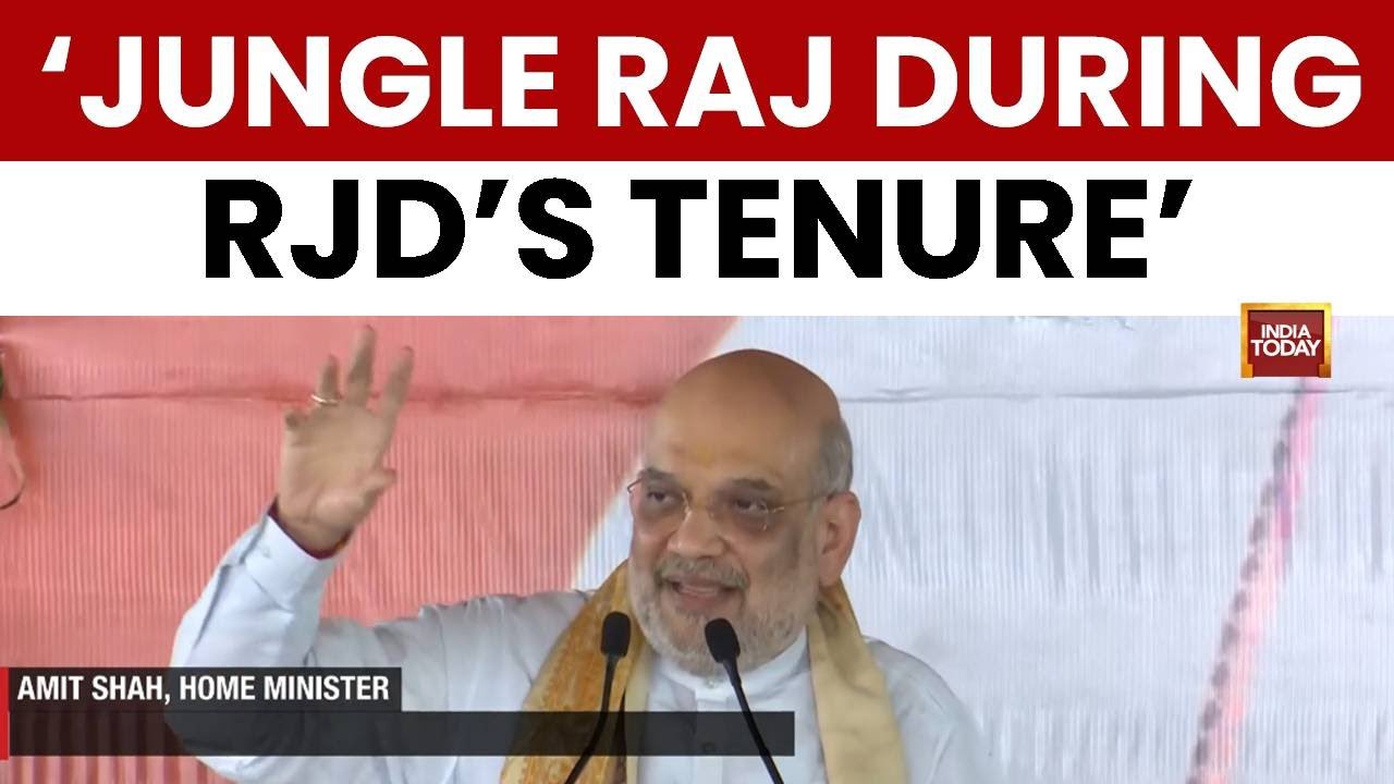 Waqf Act Row Ignites Bihar Polls: Shah Slams Tejashwi's 'Jungle Raj' Promise