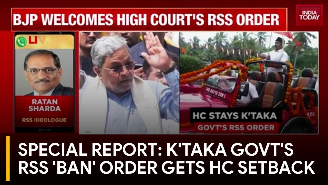 RSS 'Ban' Row: K'taka Govt Gets HC Slap, Ideologue Calls It 'Political Tamasha'