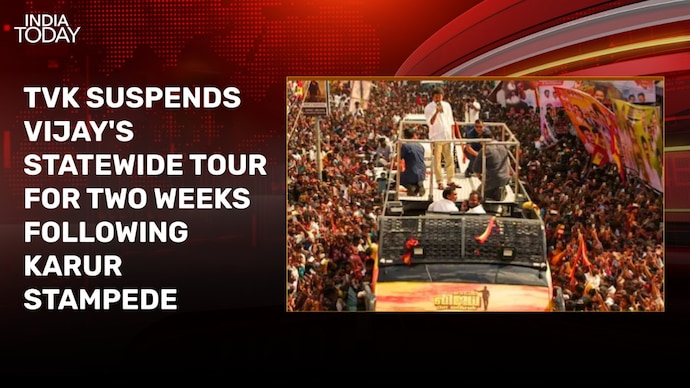 TVK halts Vijay's programmes for 2 weeks after Karur stampede