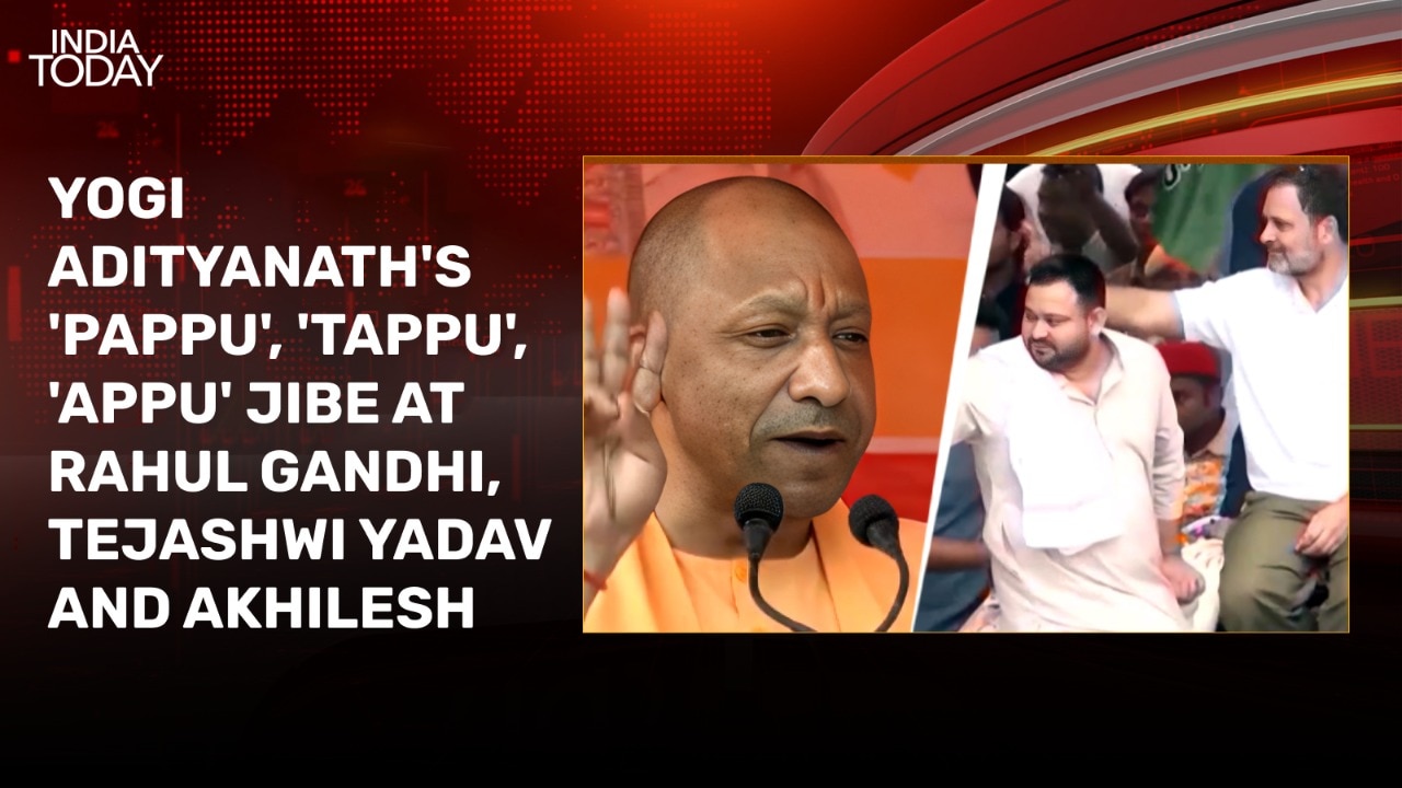 Yogi Adityanath's big '3 bandar' attack at Mahagathbandhan, Akhilesh Yadav hits back