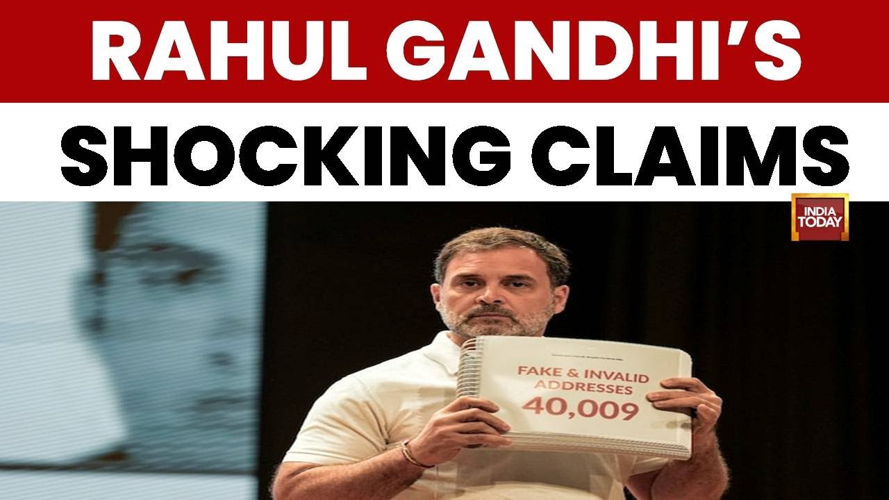 Rahul Gandhi's Haryana Bombshell: 2.5 Million Fake Voters, Brazilian Model on Rolls?