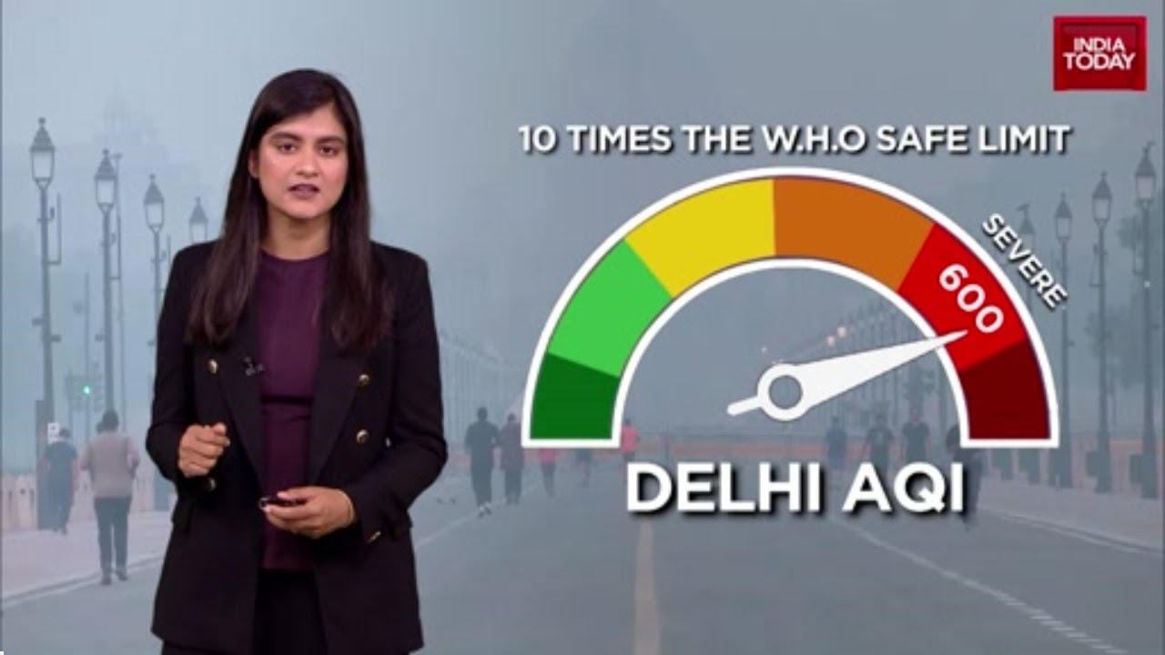 Delhi Gasps for Air: AQI Breaches 500, City in 'Severe' Pollution Crisis