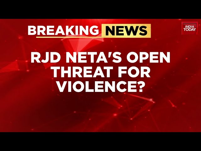 RJD Leader Warns of Nepal-Like Uprising in Bihar if Tejashwi Yadav is Defeated in Polls.