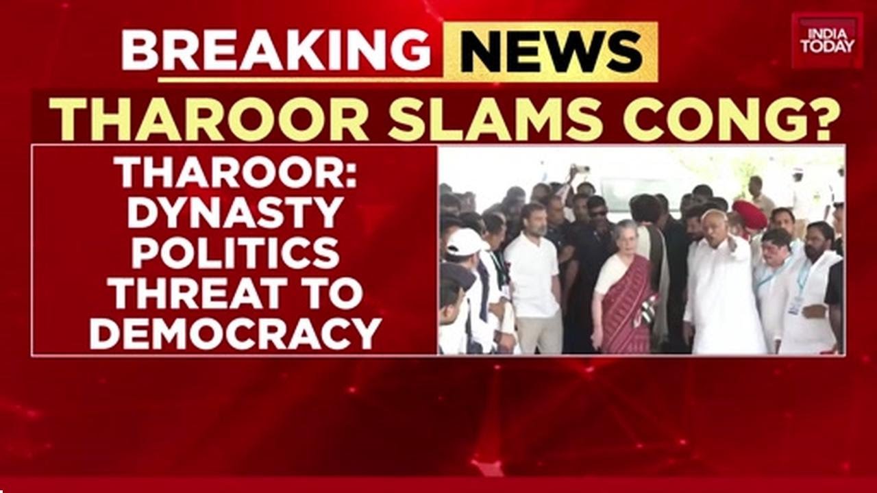 Shashi Tharoor Slams Congress?: 'Grave Threat' Attack On Gandhis, BJP