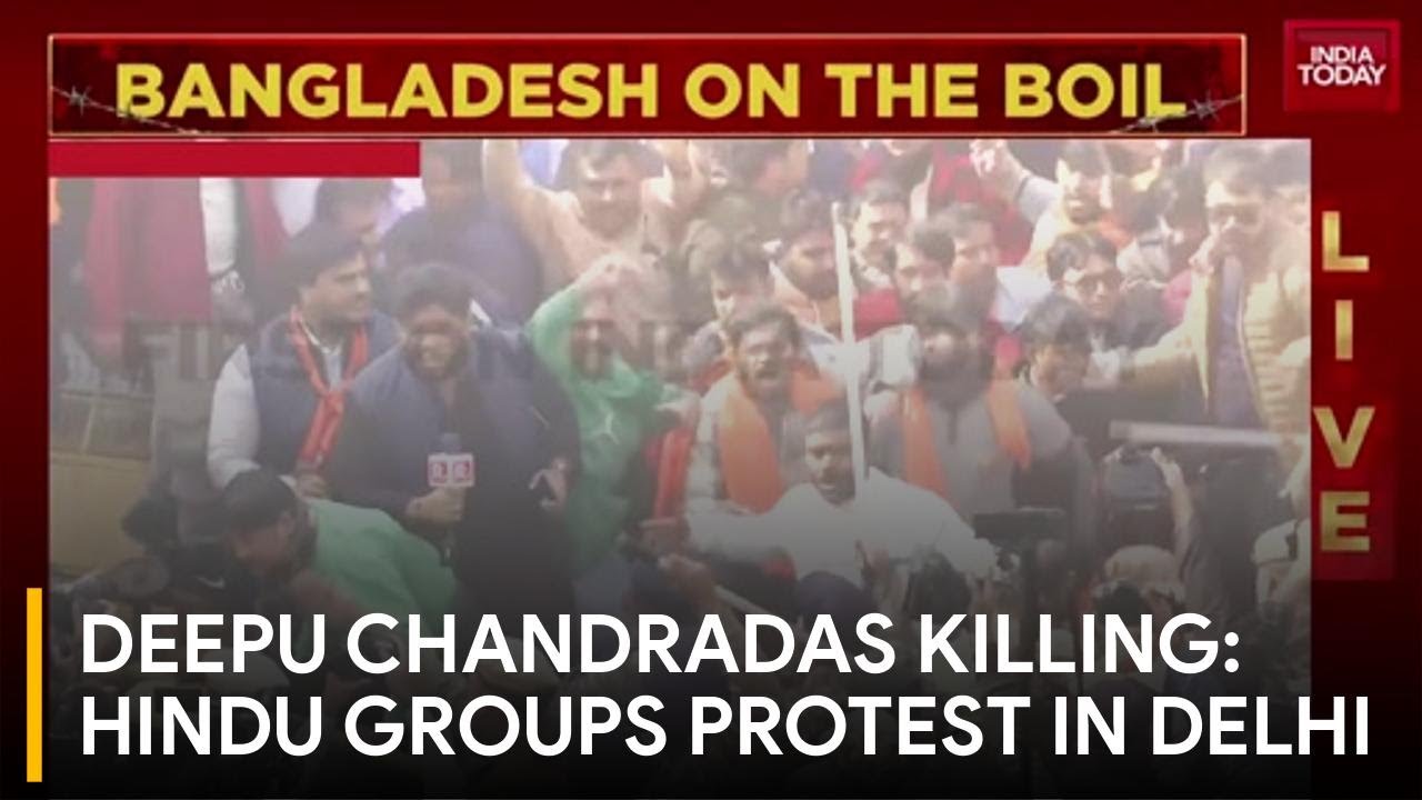 Delhi Police Stop Bajrang Dal, VHP March to Bangladesh High Commission Over Deepu Chandradas Killing