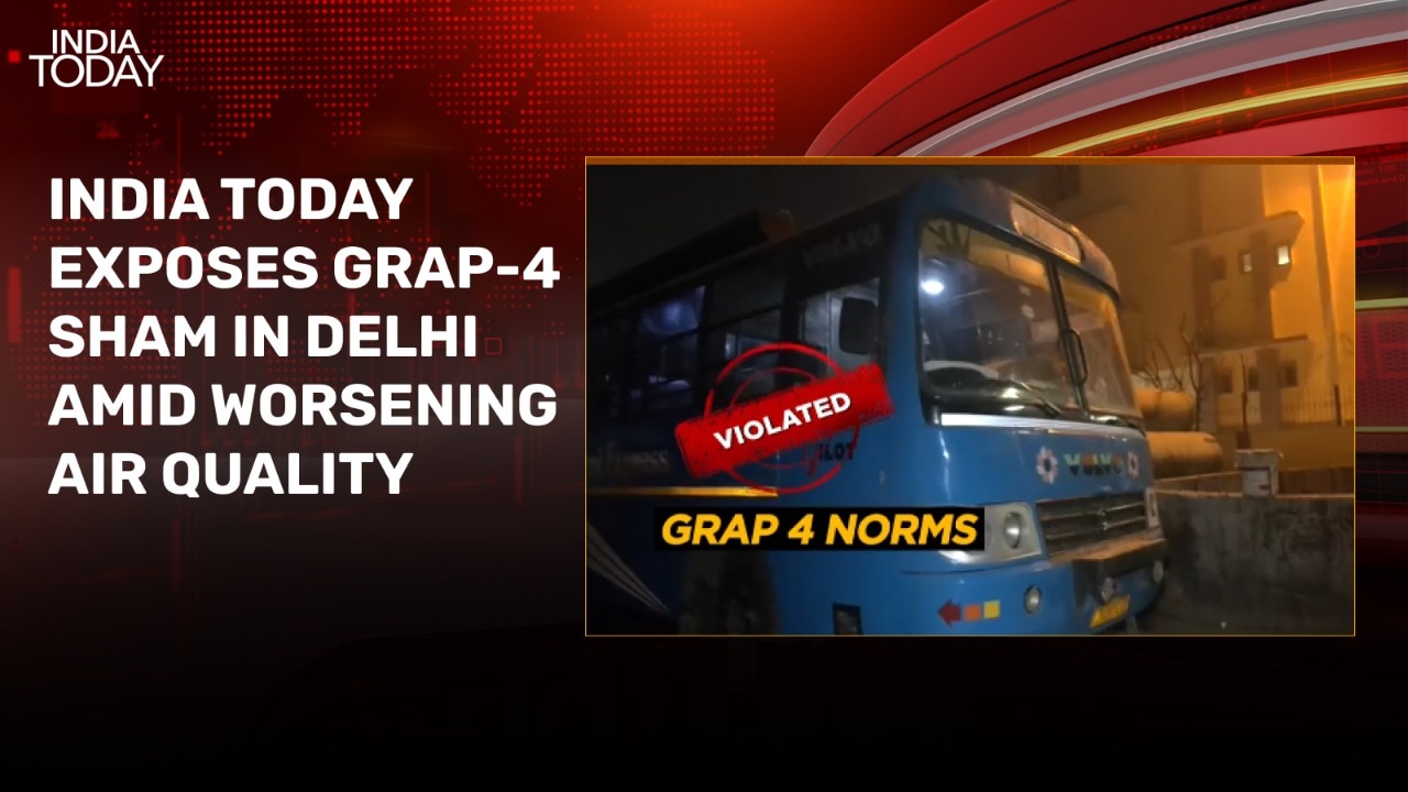 India Today exposes how polluting buses flout GRAP-4 norms in Delhi