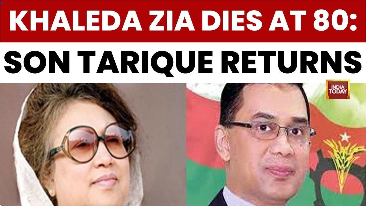 Bangladesh's First Woman PM Khaleda Zia Dies At 80; Son Tarique Rahman Leads Mourning