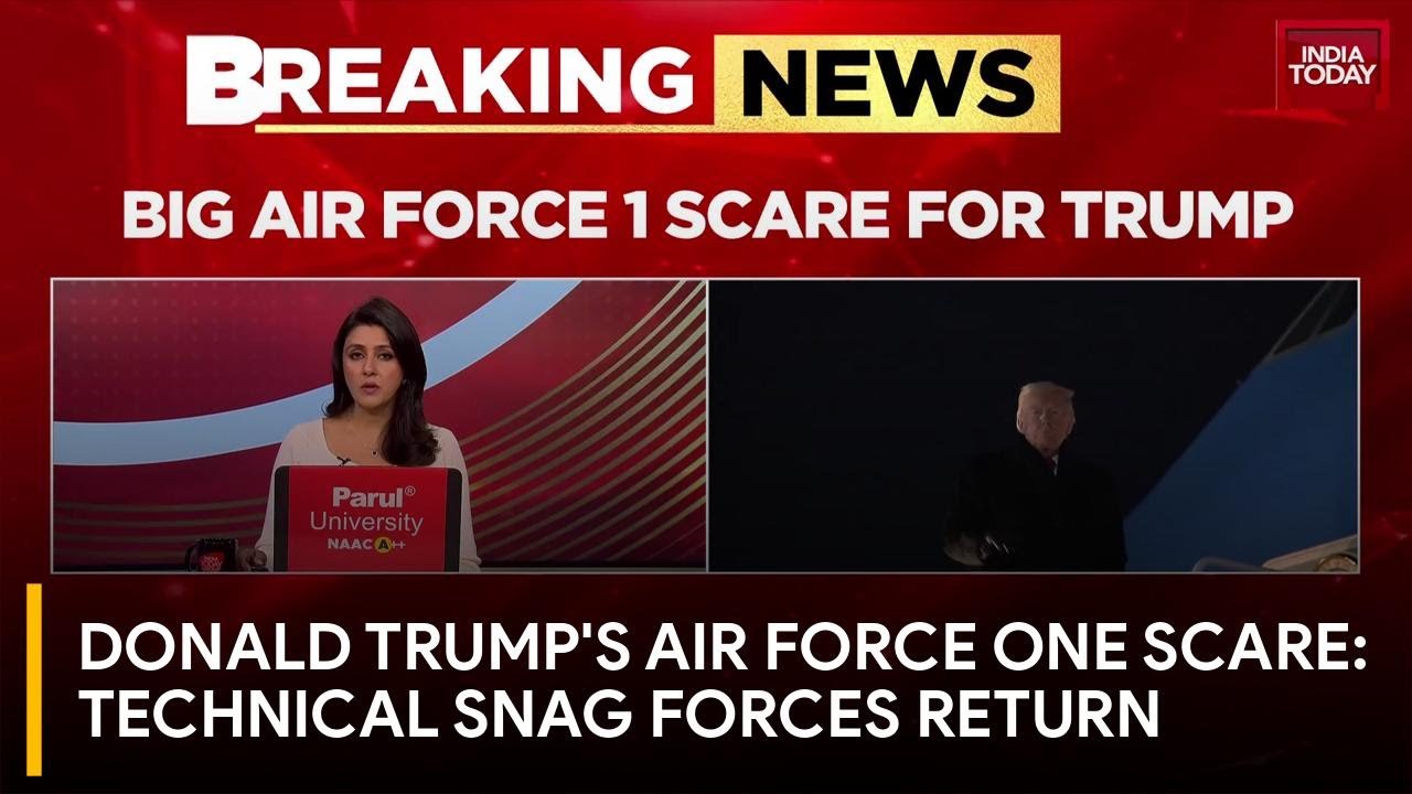 Donald Trump's Air Force One Forced to Return to Base After Technical Snag