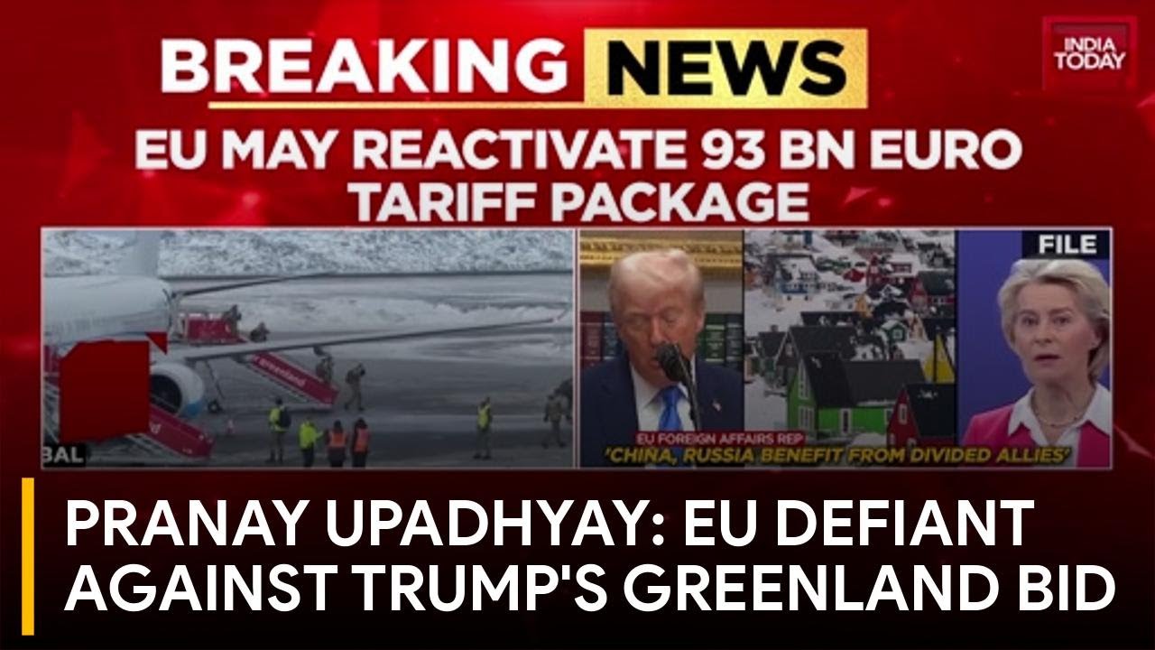 Pranay Upadhyay On EU's Plan To Avert Donald Trump's 'Greenland Tariff'