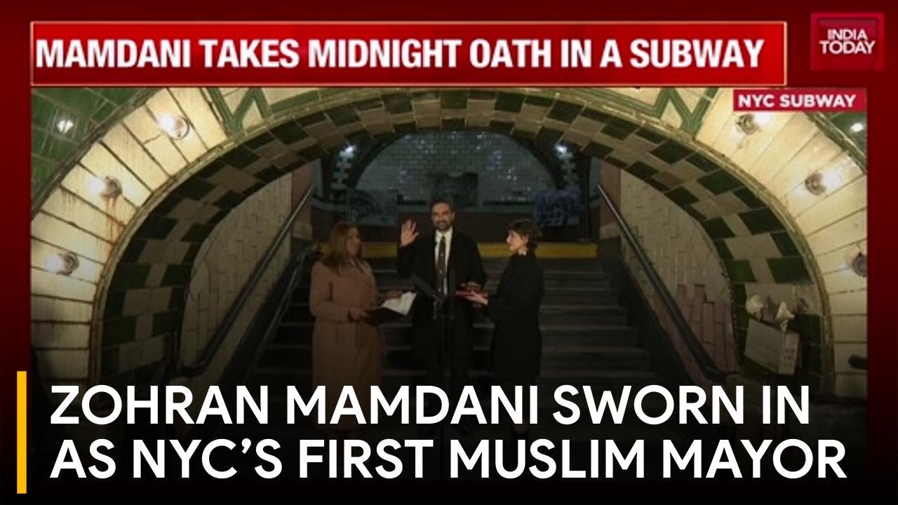 Historic: Zohran Mamdani Sworn In As First Muslim Mayor Of New York City